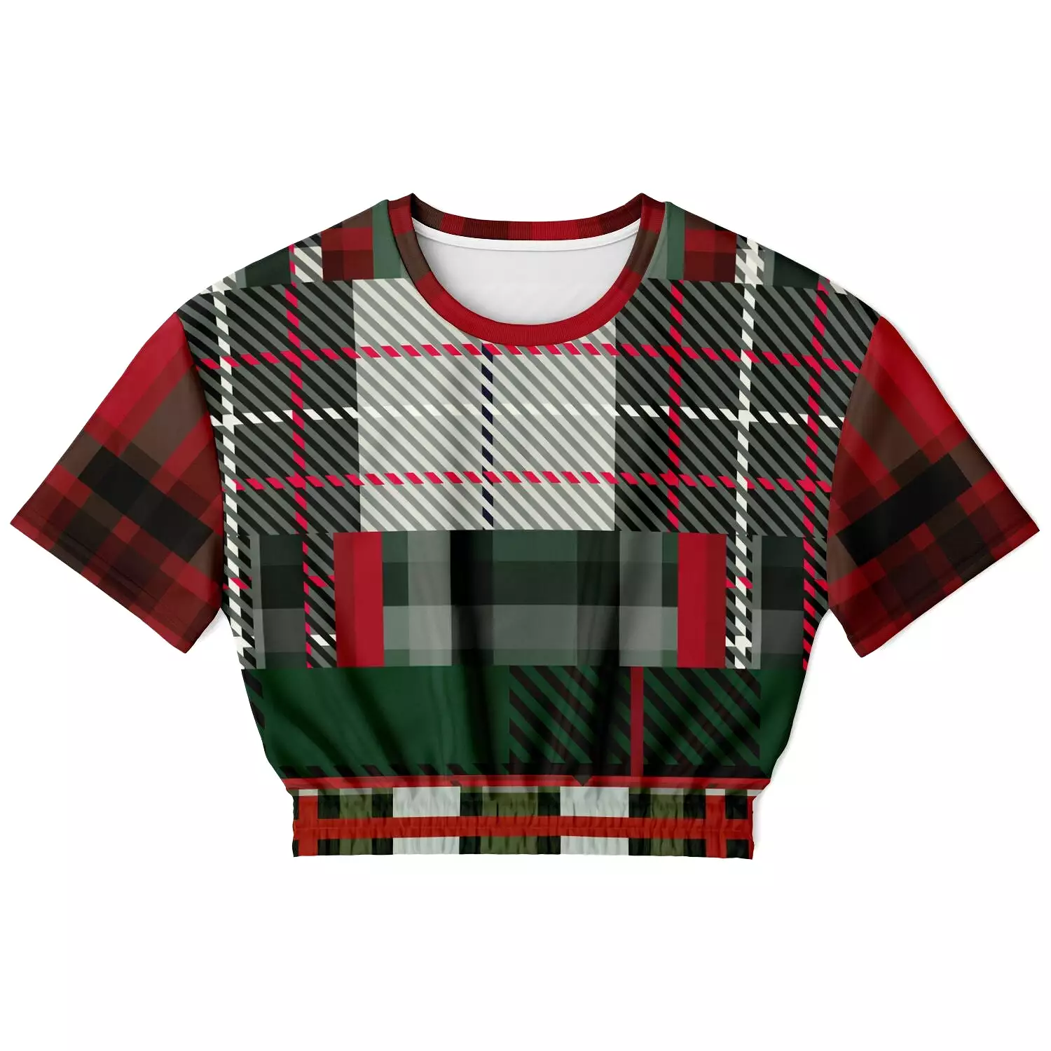 Scots eco-poly cropped sweater