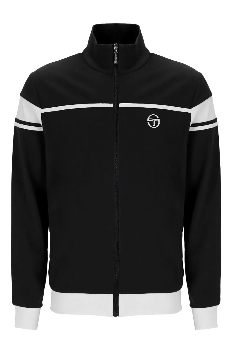 Black White Sergio Tacchini Damarindo Track Jacket