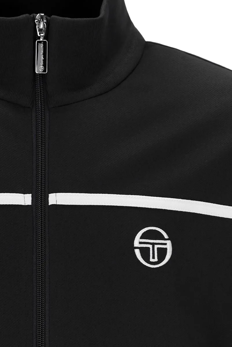 Black White Sergio Tacchini Damarindo Track Jacket