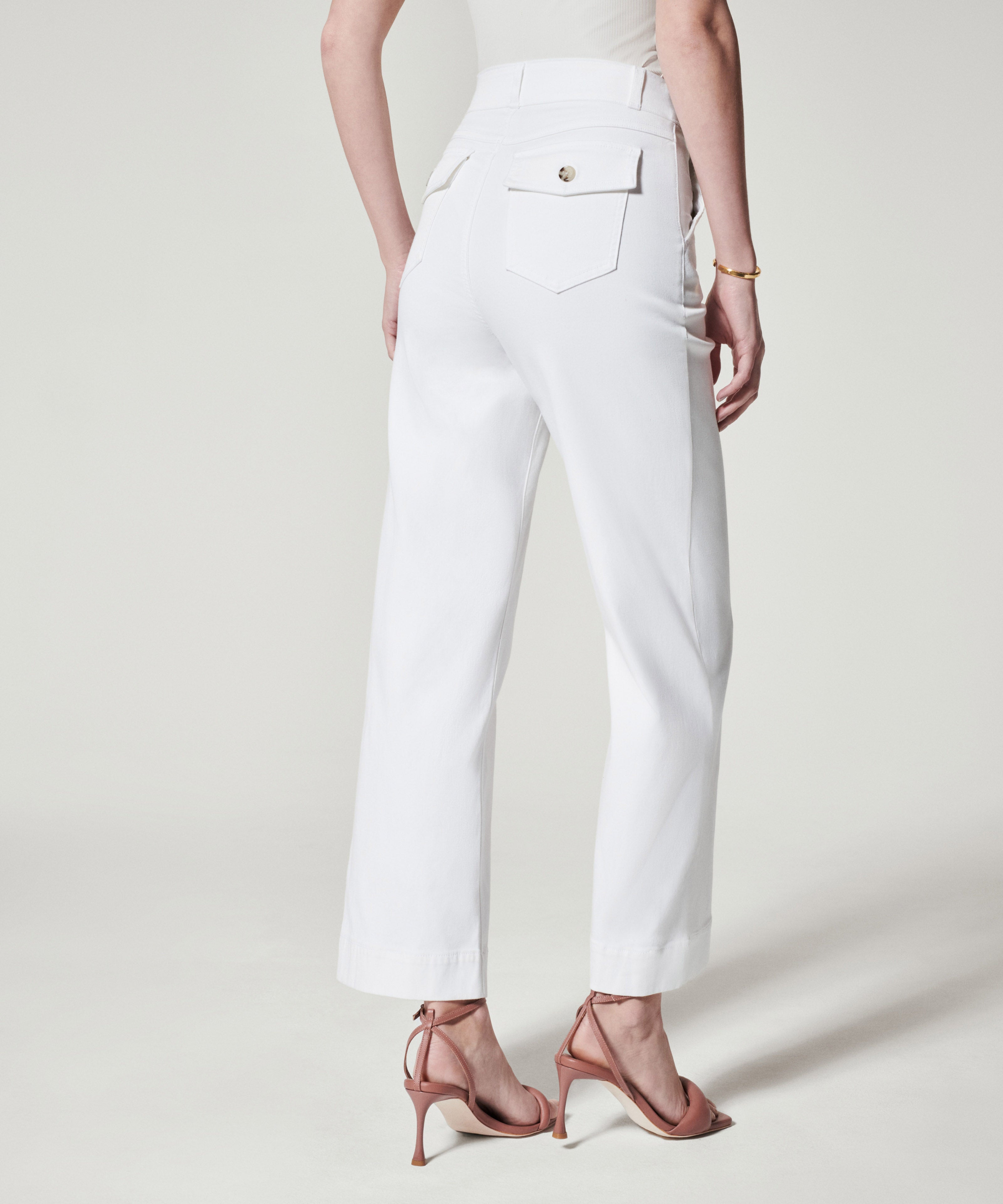 Spanx Wide Leg Pants Bright White