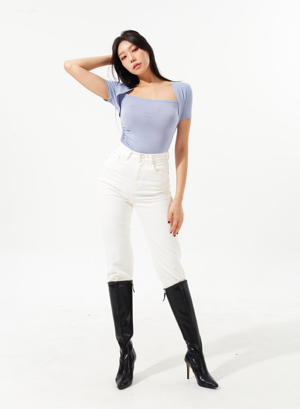 Straight Leg Ankle Pants - IM323