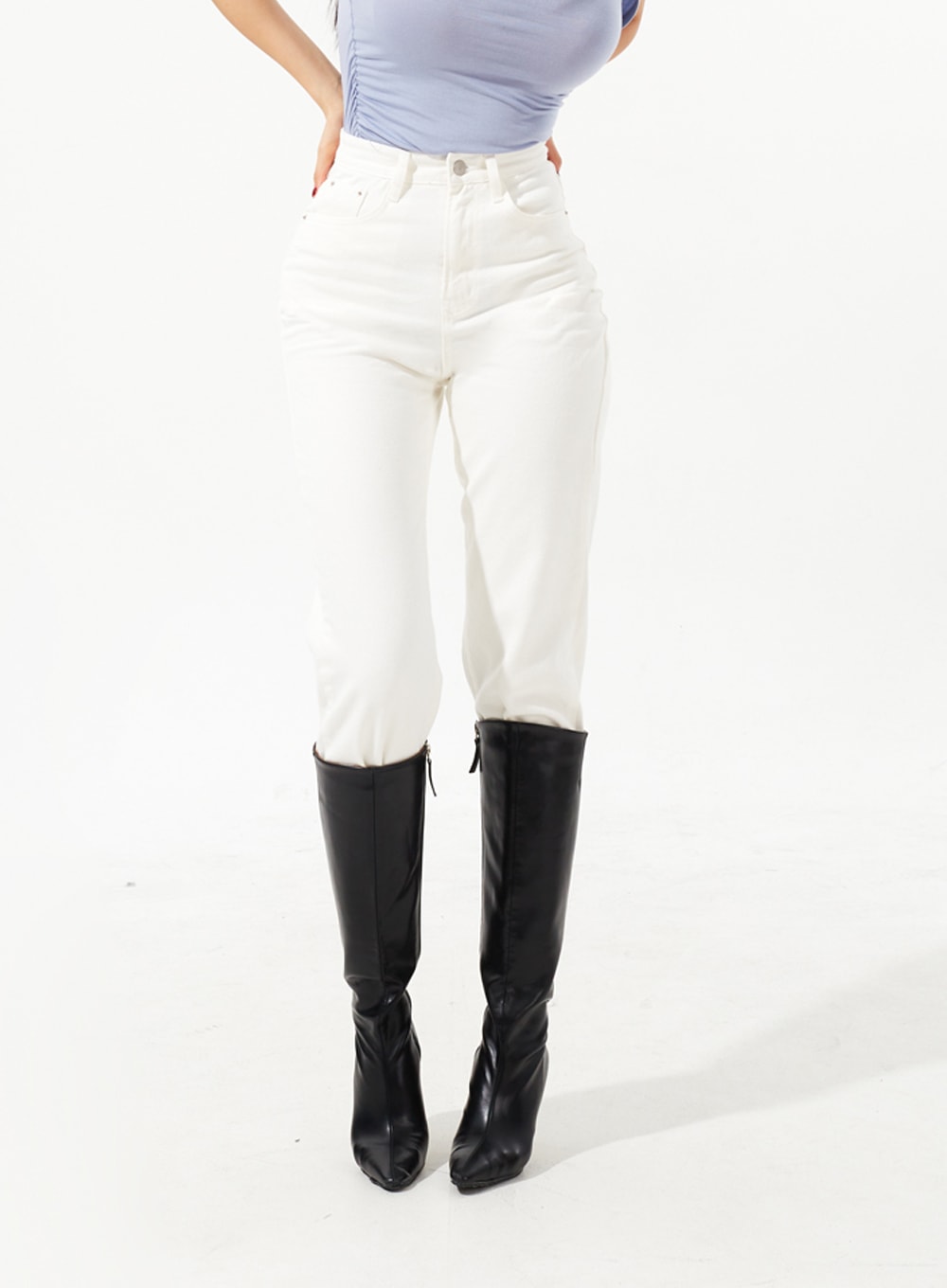 Straight Leg Ankle Pants - IM323