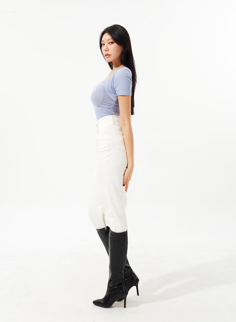 Straight Leg Ankle Pants - IM323