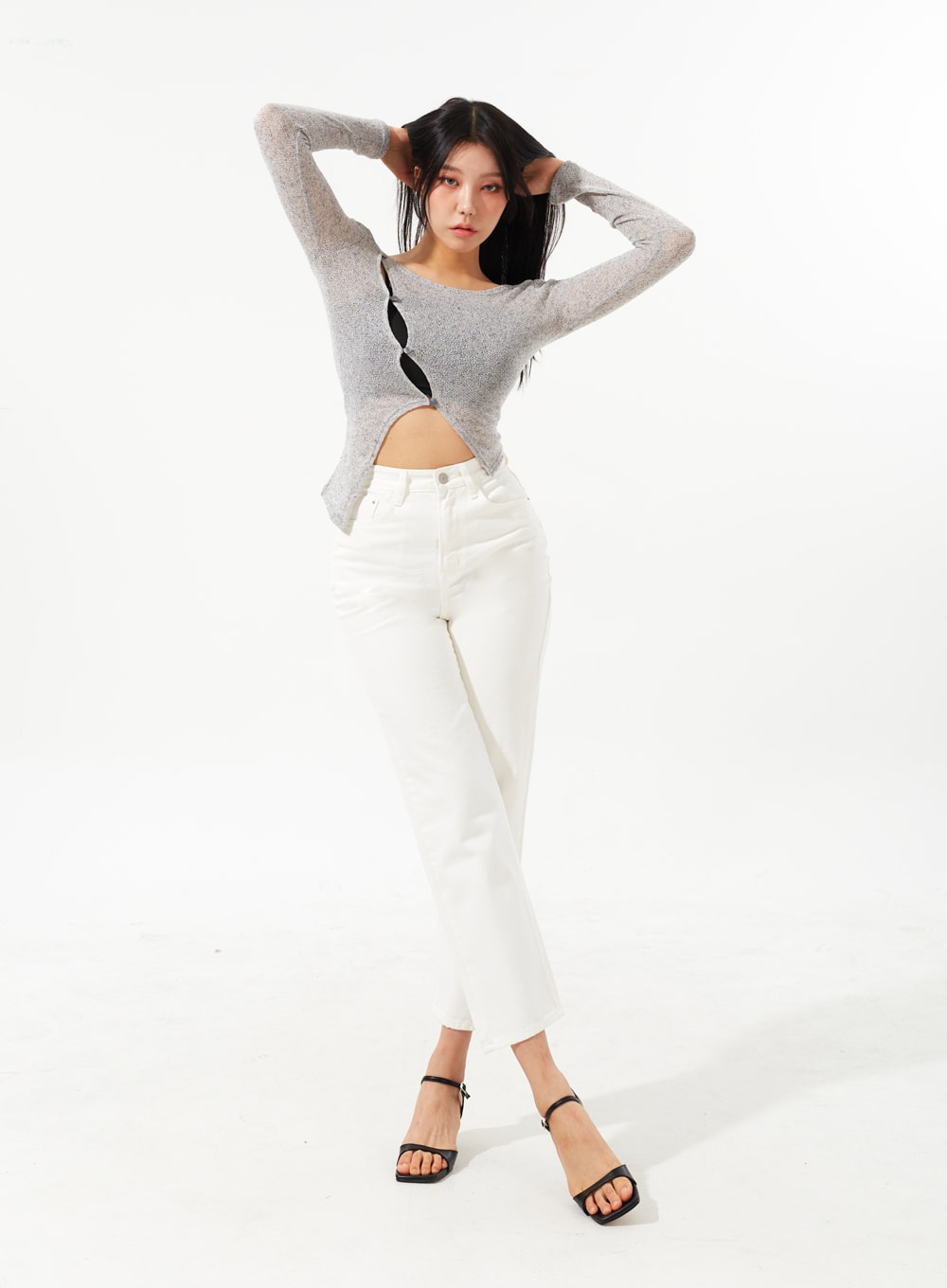 Straight Leg Ankle Pants - IM323