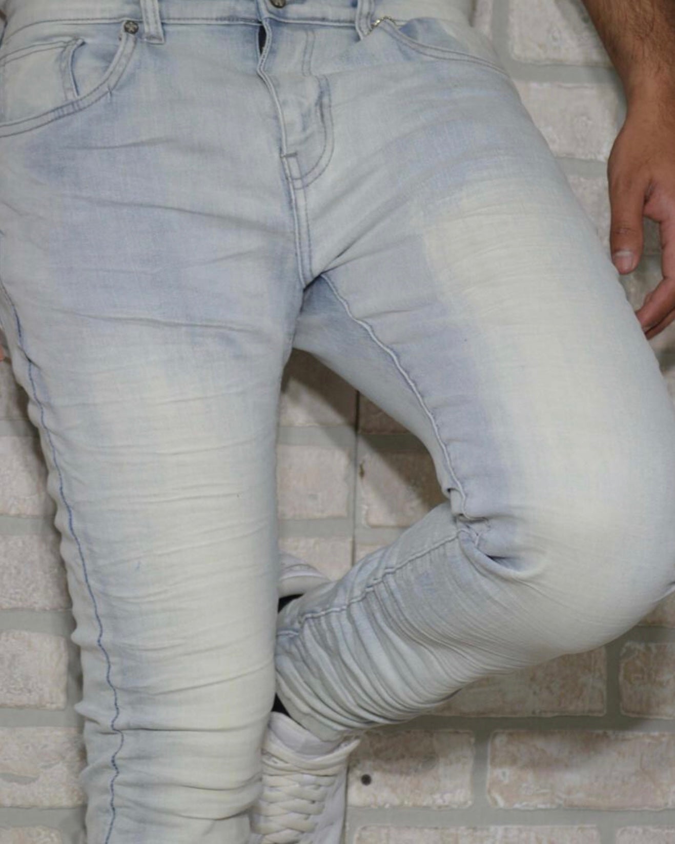 Super Stretch Acid Washed Jeans - Buy Now!