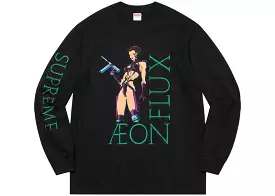 Supreme Black Aeon Flux Long Sleeve Tee