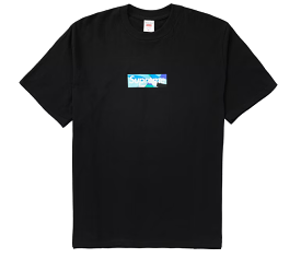 Supreme Emilio Pucci Black Blue Box Logo Shirt