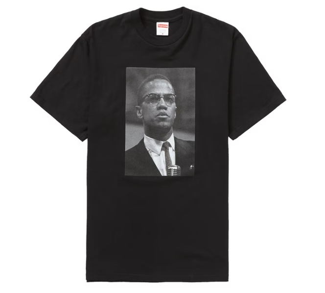 Supreme Roy DeCarava Malcolm X T-Shirt Black