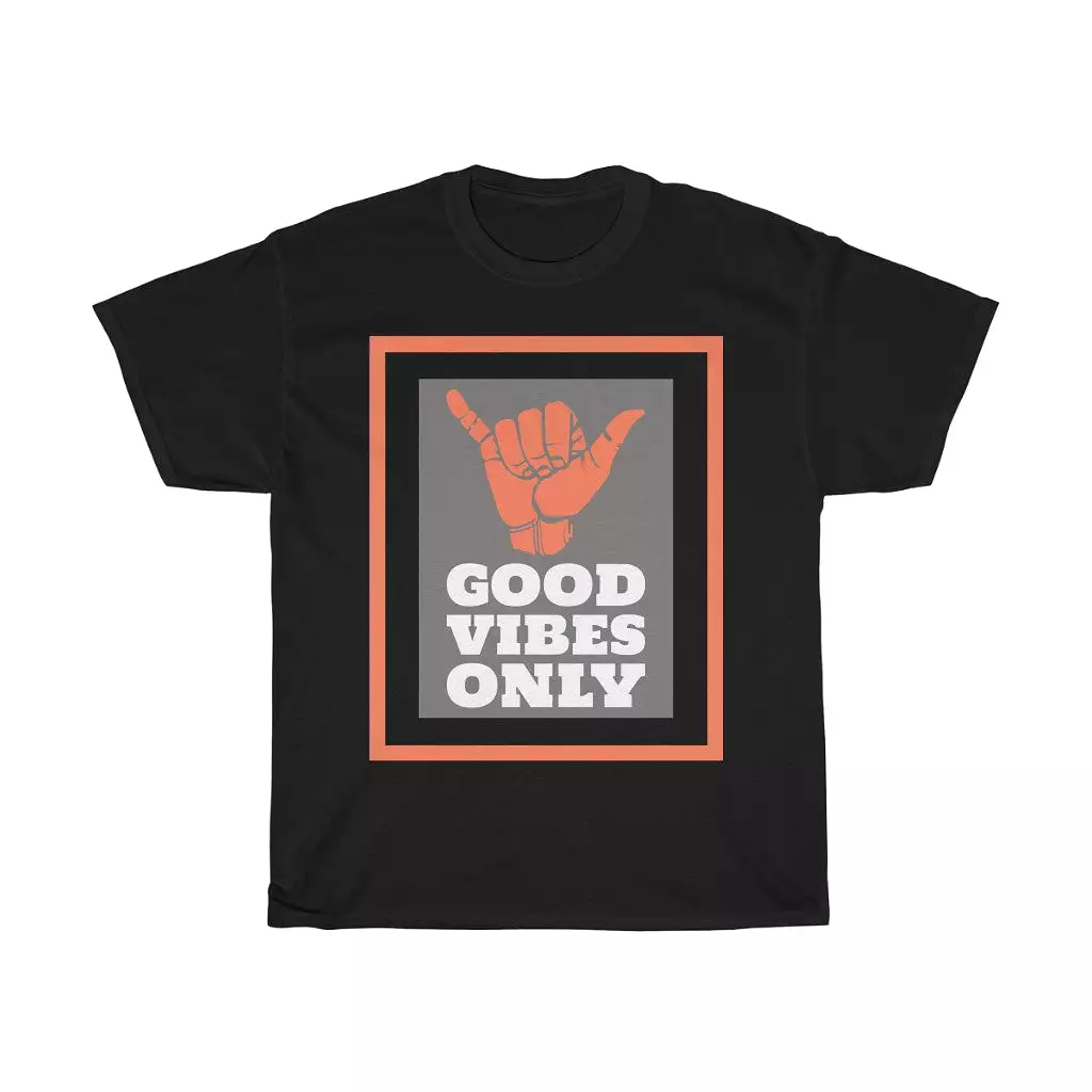 T-Shirt with Positive Vibes+