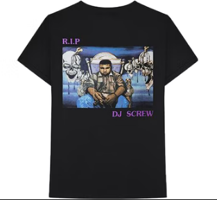 Travis Scott Astroworld DJ Screw Tribute T-Shirt in Black