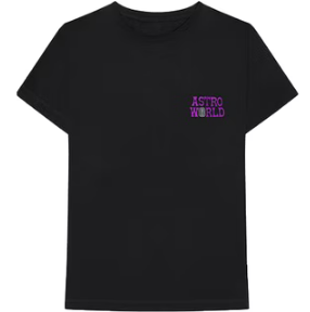 Travis Scott Astroworld DJ Screw Tribute T-Shirt in Black