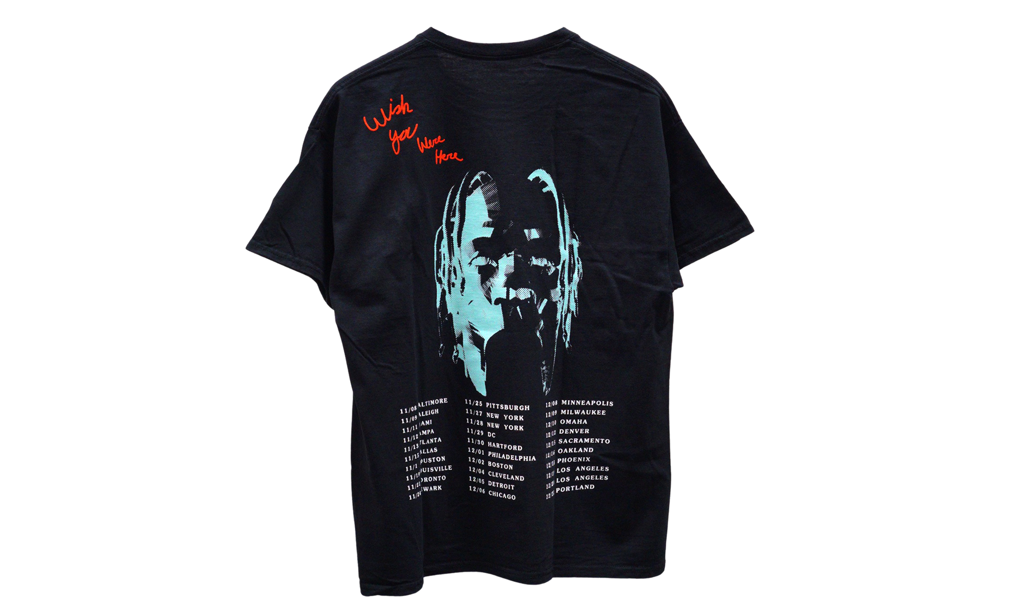 Travis Scott Astroworld Tour T-Shirt Black