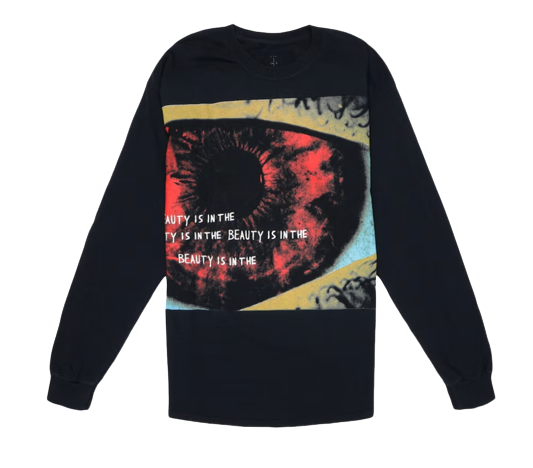 Travis Scott Eye Long Sleeve Shirt in Black