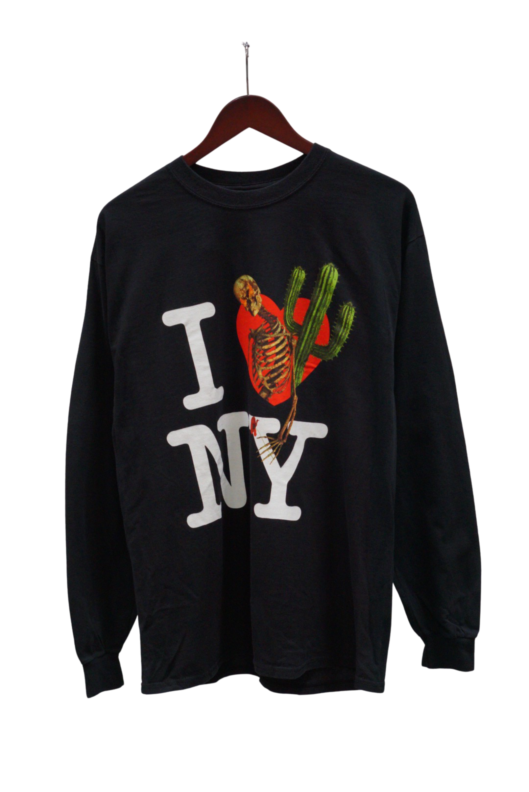 Travis Scott New York MSG Long Sleeve Tee Black.