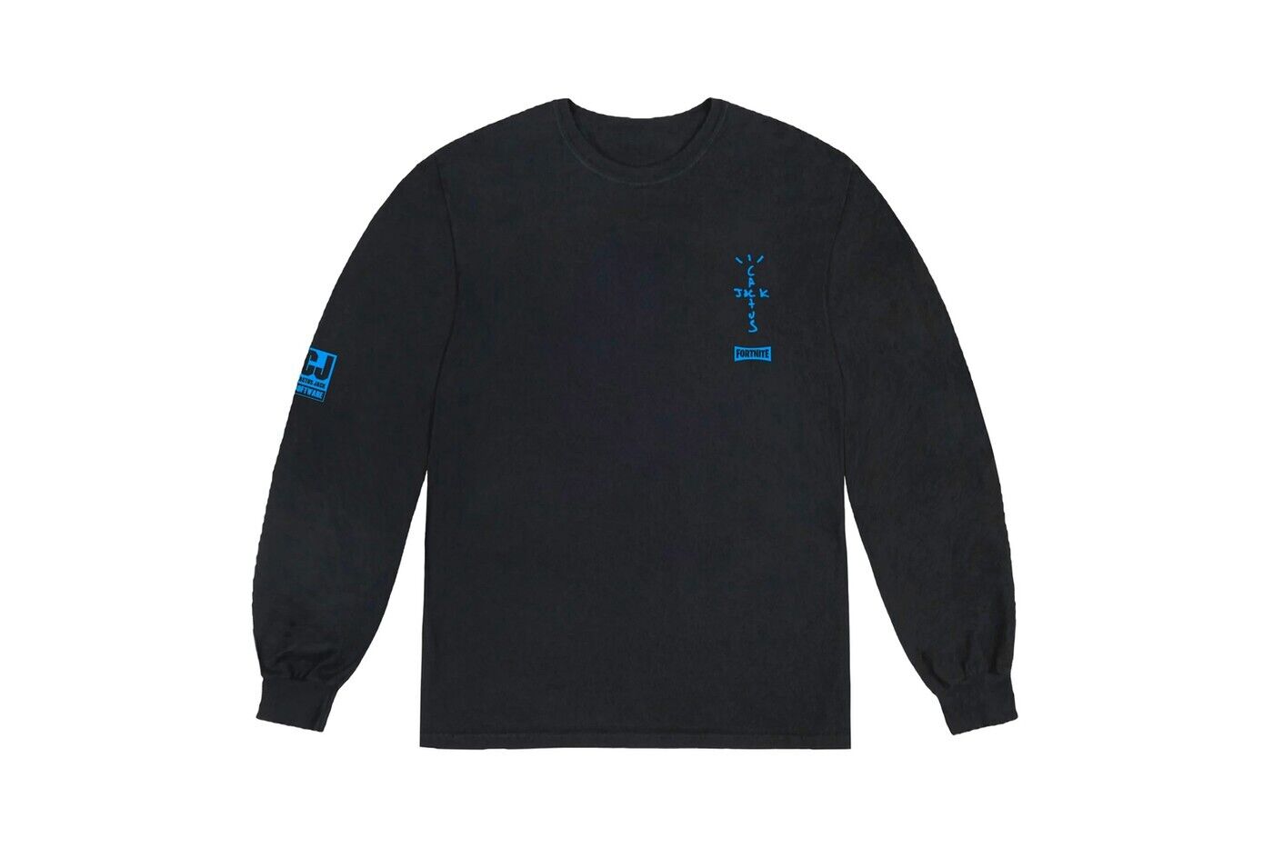 Travis Scott The Scotts CJ Portal Long Sleeve T-Shirt in Black