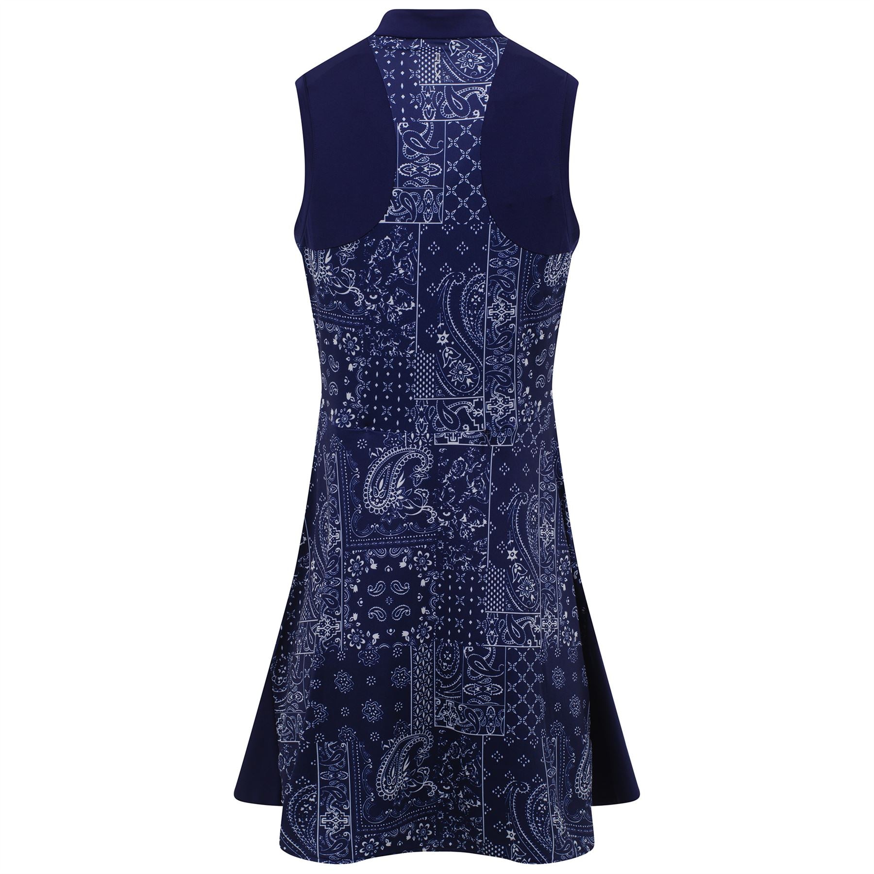 TRENDYGOLF Womens Bandana Patchwork Sleeveless Dress 2024