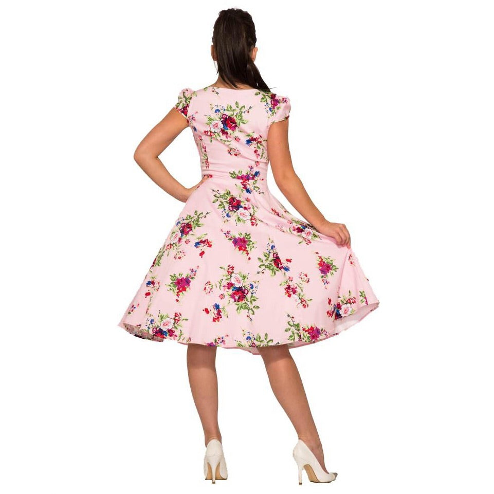 Vintage Floral Swing Dress