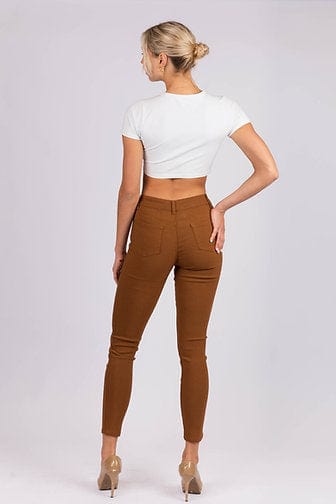 Wakee Denim Stretch Jegging Jean Skinny Tan - Buy Online