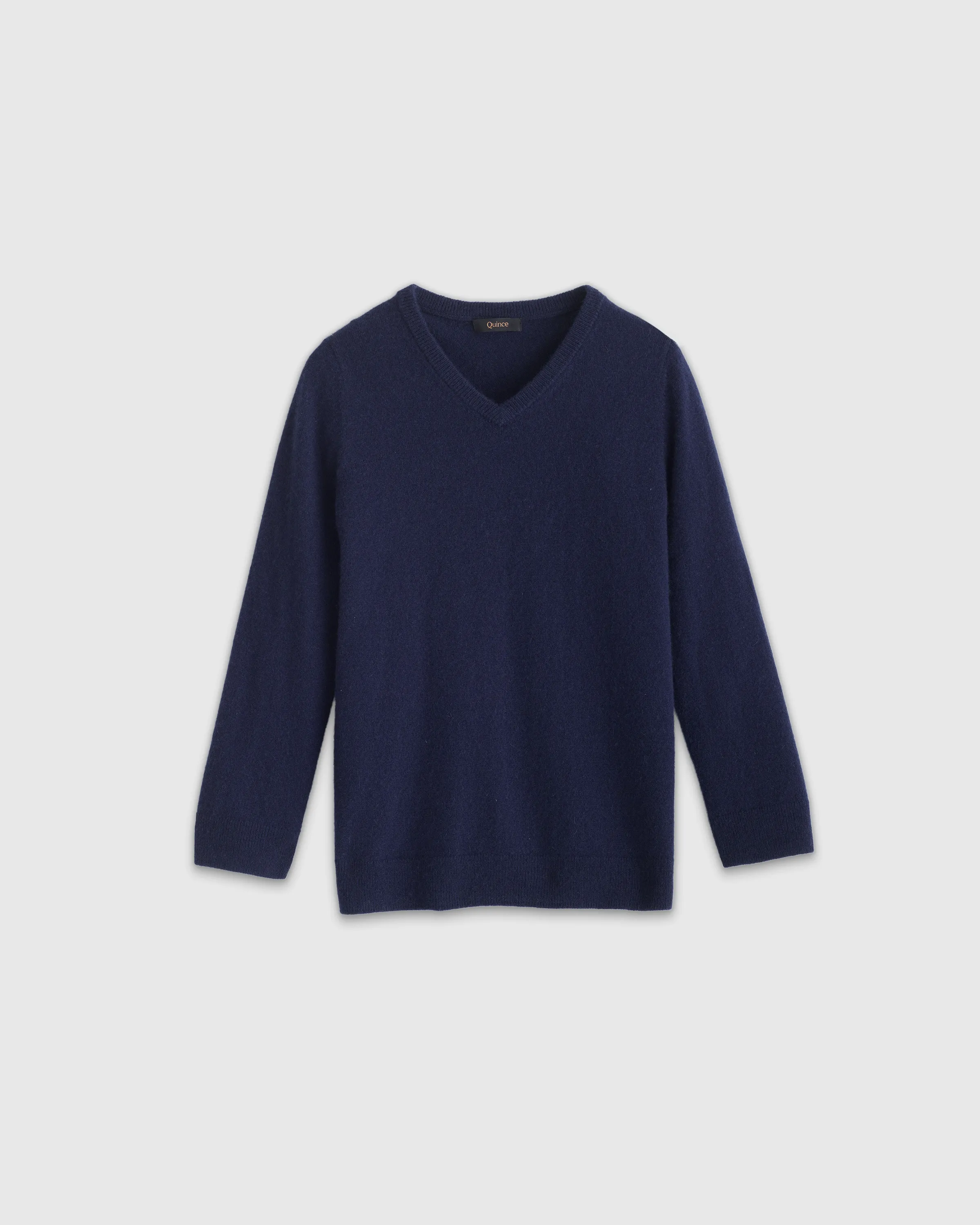 Washable V-Neck Cashmere Sweater