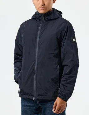 Weekend Offender Technician Facemask Fleece Lined Jacket Navy Apparel Shop