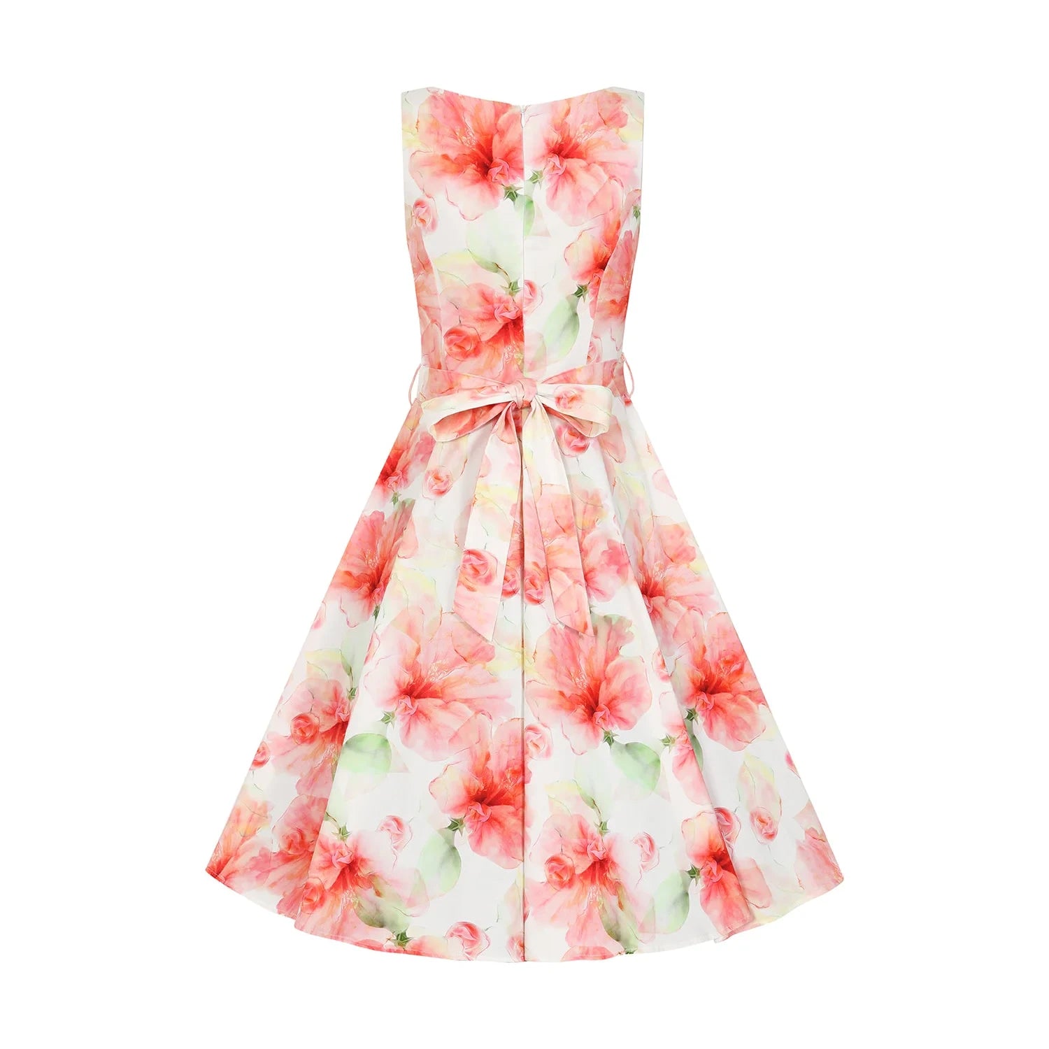 White Floral Tea Dress