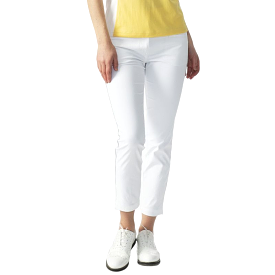 White Glam Ankle Pants