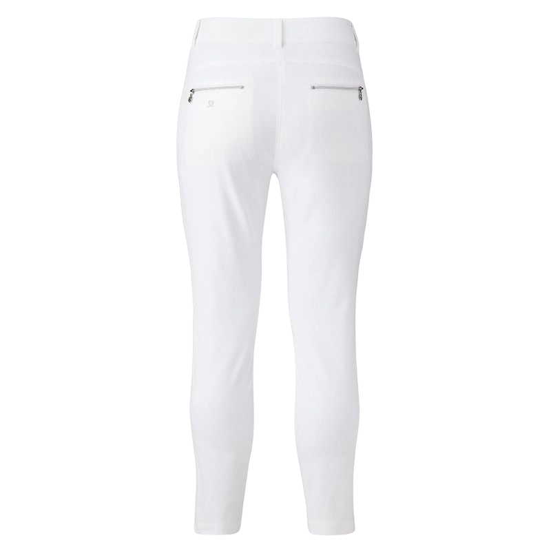 White Glam Ankle Pants