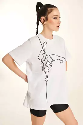 White Paradise Supreme Poledancer T-shirt