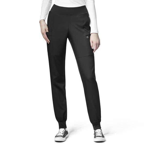 WonderWink W123 Women's 5555 Yoga Waist Jogger Scrub Pant for sale