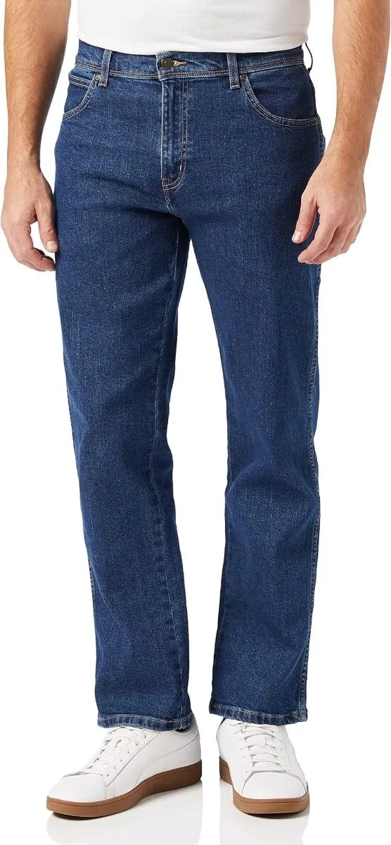 Wrangler Durable Stretch Darkstone Blue Denim Jeans