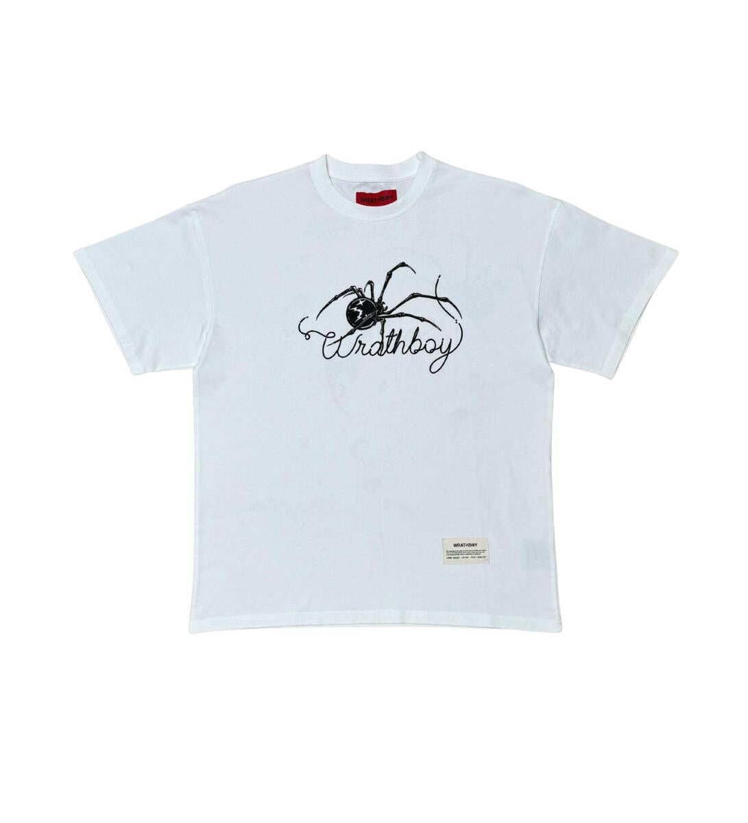 Wrathboy T-Shirt Caught in Web (Off-white)