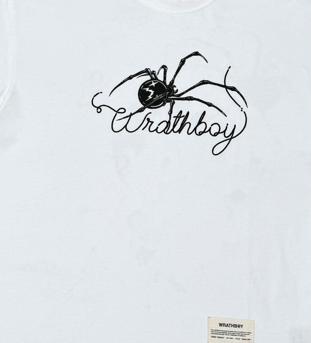 Wrathboy T-Shirt Caught in Web (Off-white)