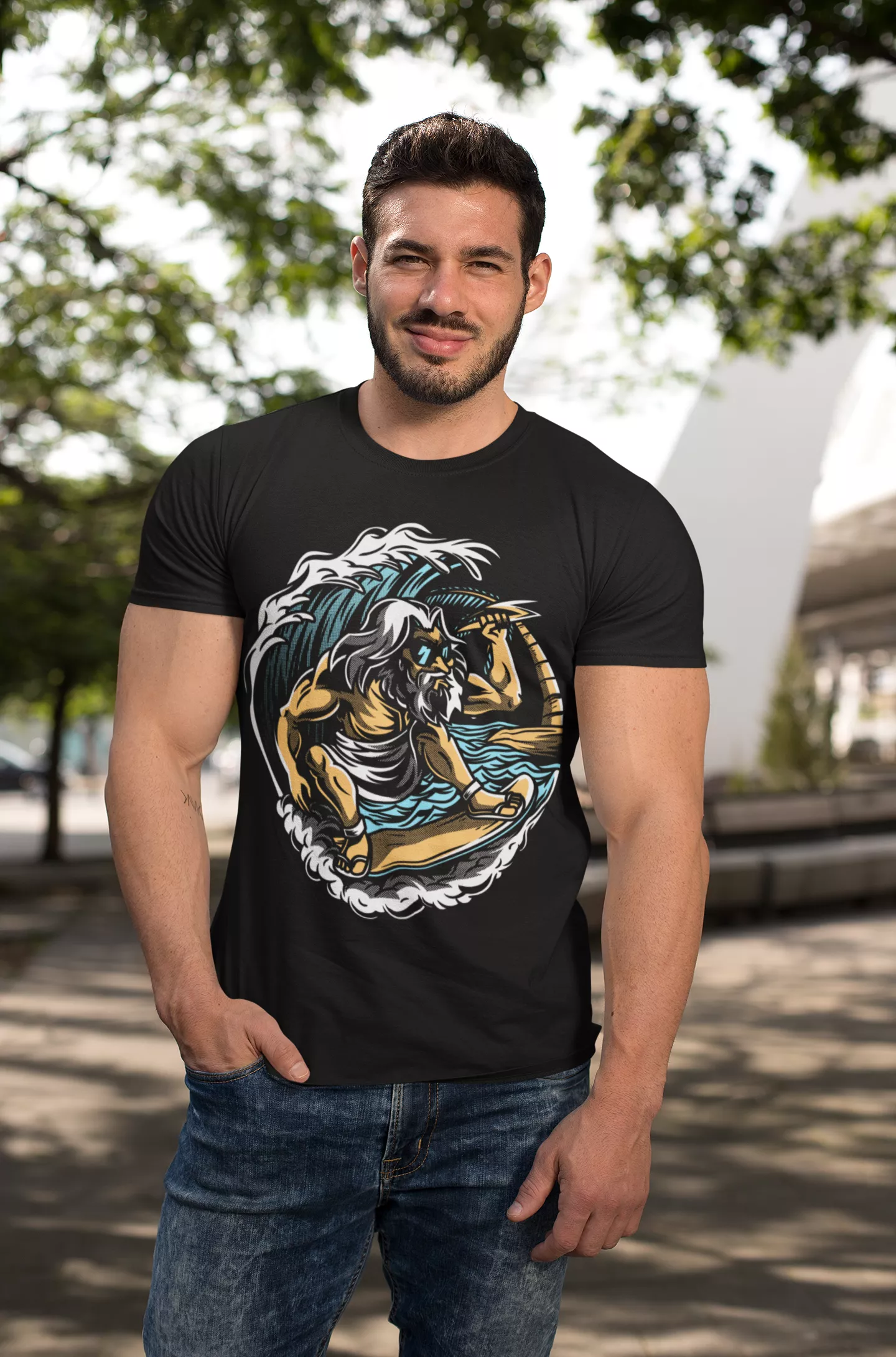 Zeus Surfer T-shirt