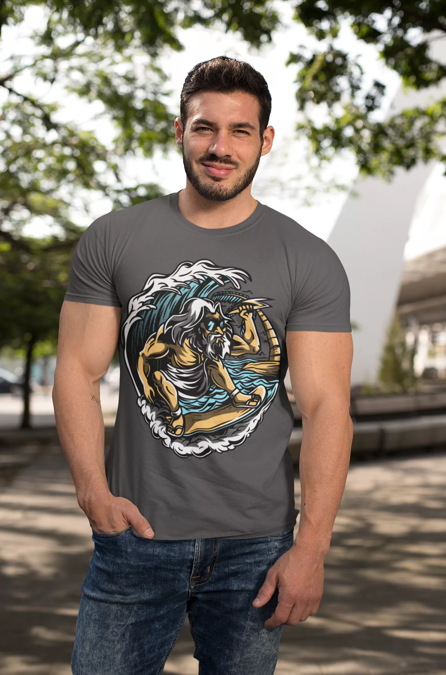 Zeus Surfer T-shirt