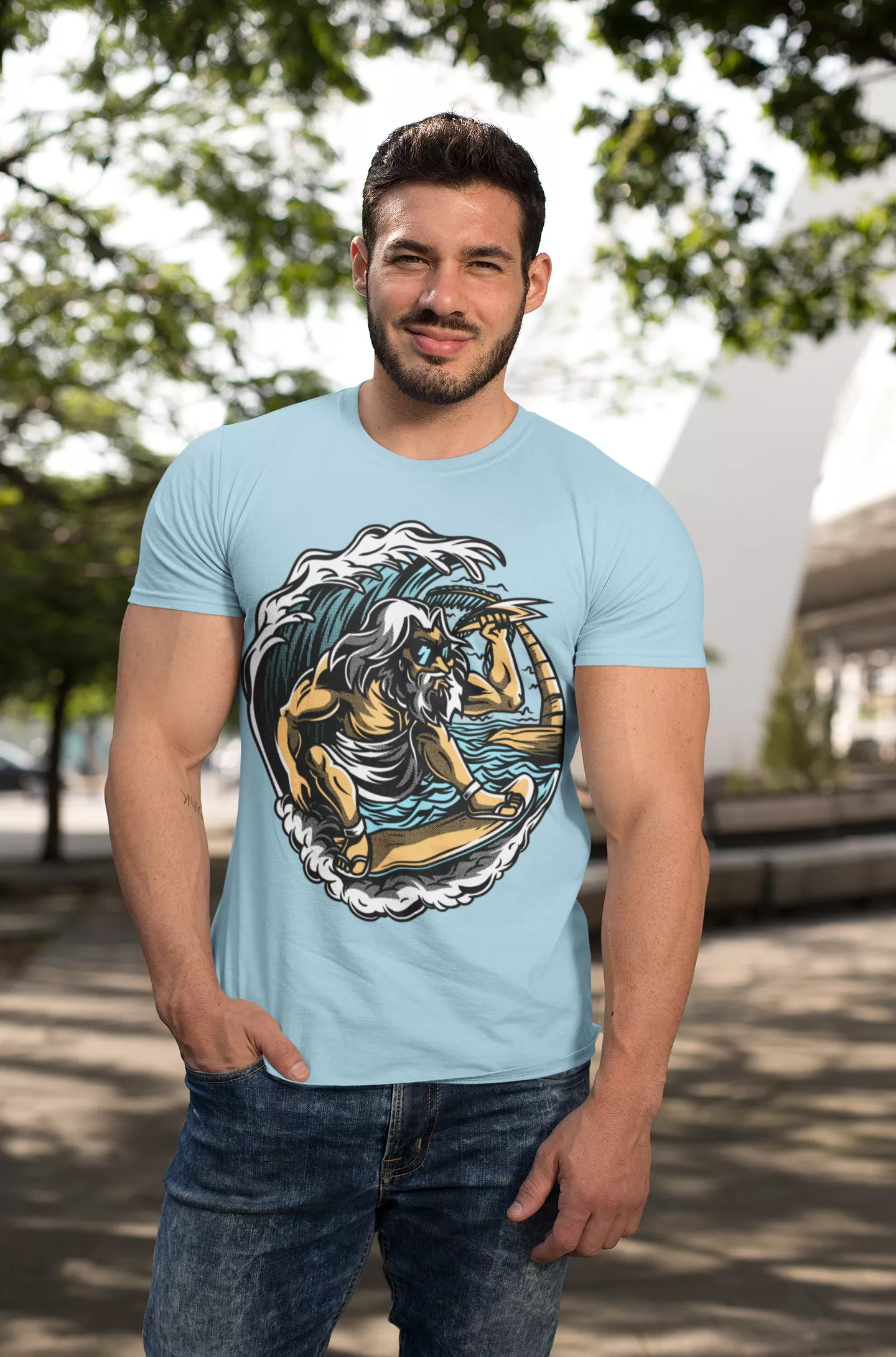 Zeus Surfer T-shirt