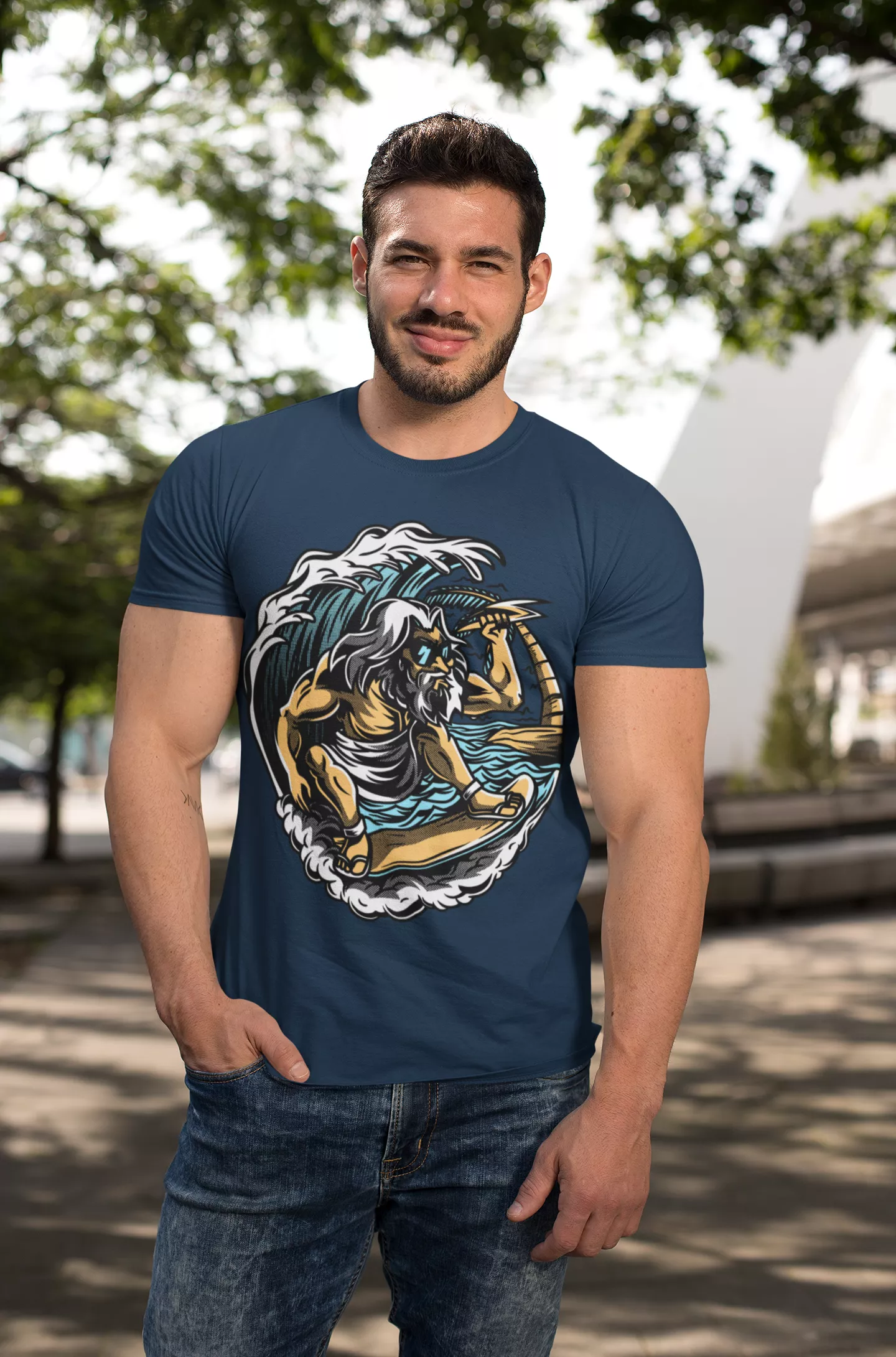 Zeus Surfer T-shirt